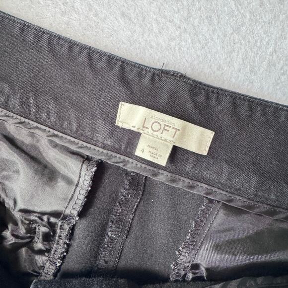 Ann Taylor Loft Black Chino Capri Size 4 - Picture 4 of 4